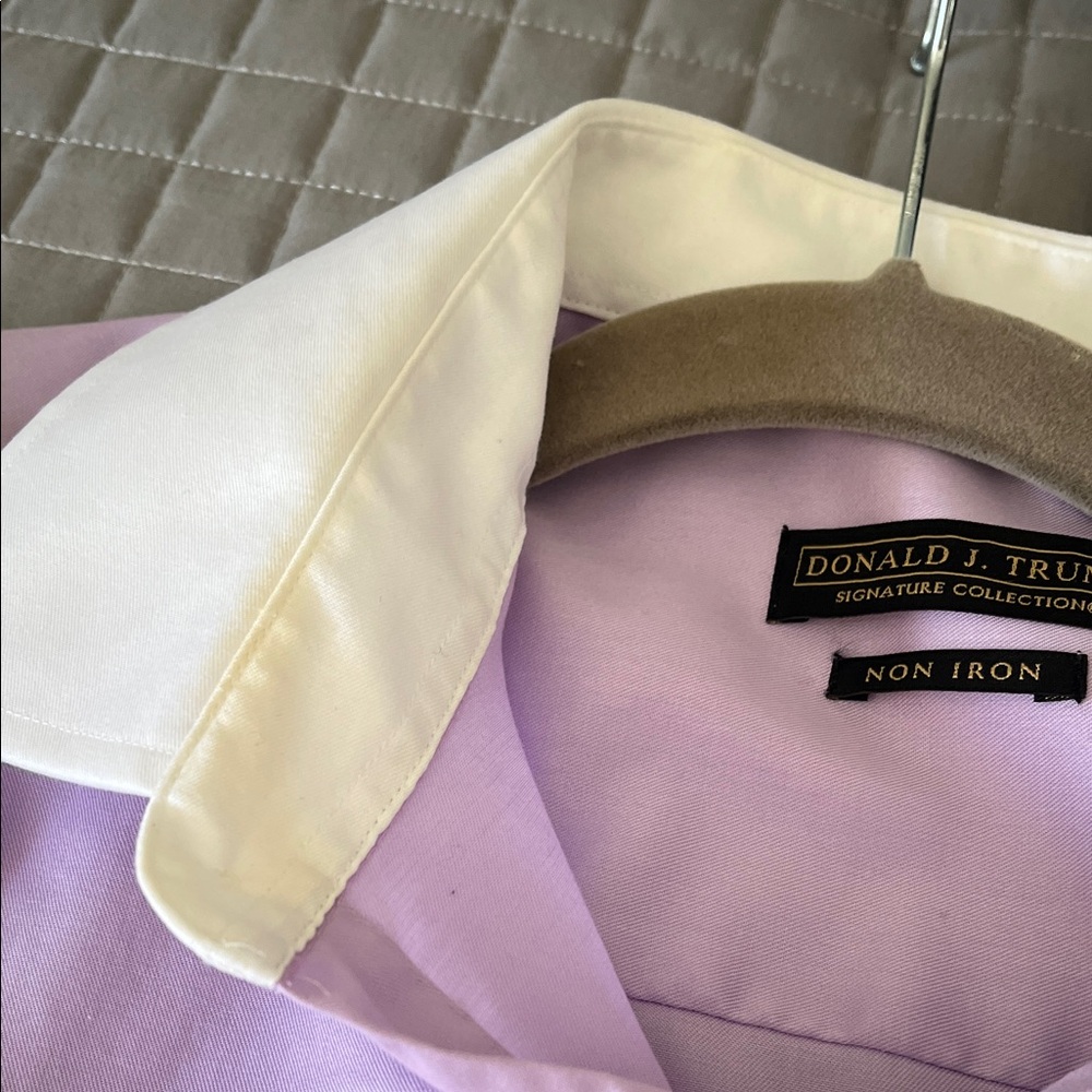 Donald J. Trump Signature Collection Purple Shirt